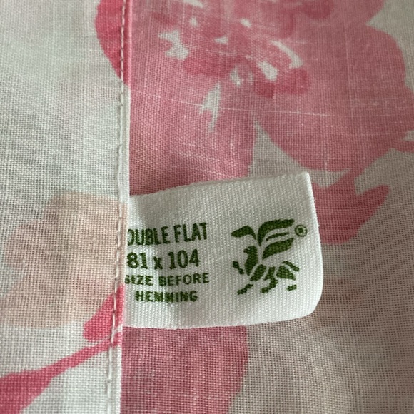 VTG Double Flat Sheet & 2 Pillowcases - Picture 8 of 11